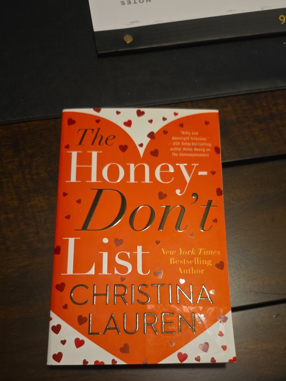 Christina Orange Hardcover - The Honey-Don't List